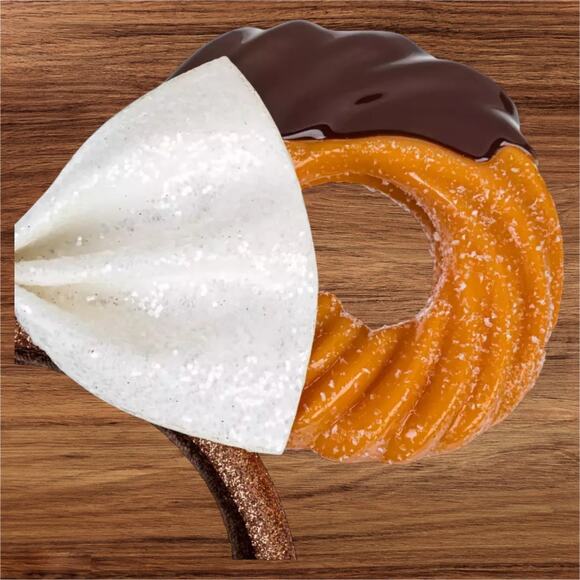 NWOT Disney Parks Eats Collection Churro Chocolate Snacks Minnie Ear Headband - Picture 2 of 3